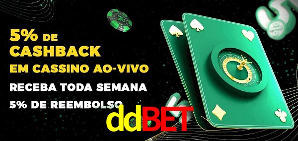 Promoções do cassino ao Vivo ddbet